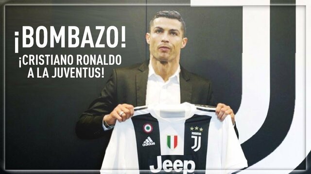 EN EL 2018 CRISTIANO RONALDO FUE FICHADO POR LA JUVENTUS