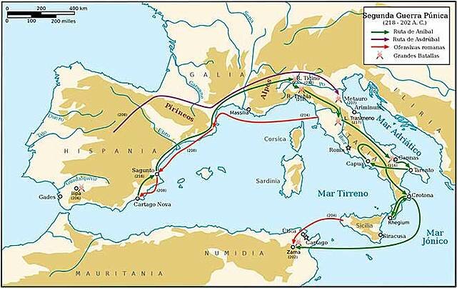 Inicio de la Segunda Guerra Púnica