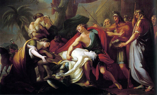 Achilles fights again to Avenge Patroclus
