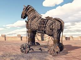 The Trojan Horse came