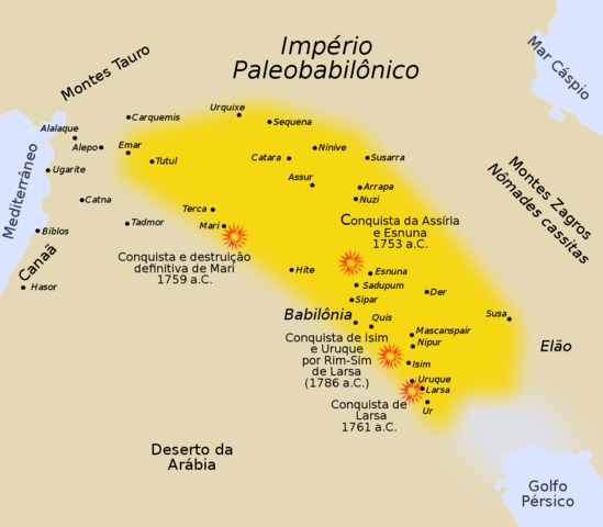 Imperio paleobabilónico (1800-1590 a.C.)