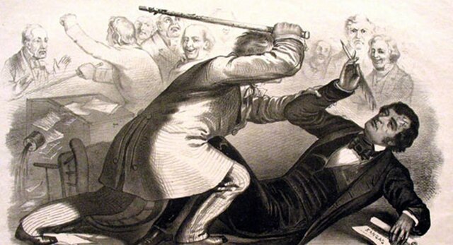 Preston brooks vs Charles Sumner