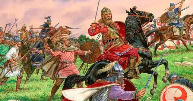 Los visigodos derrotan a los Suevos