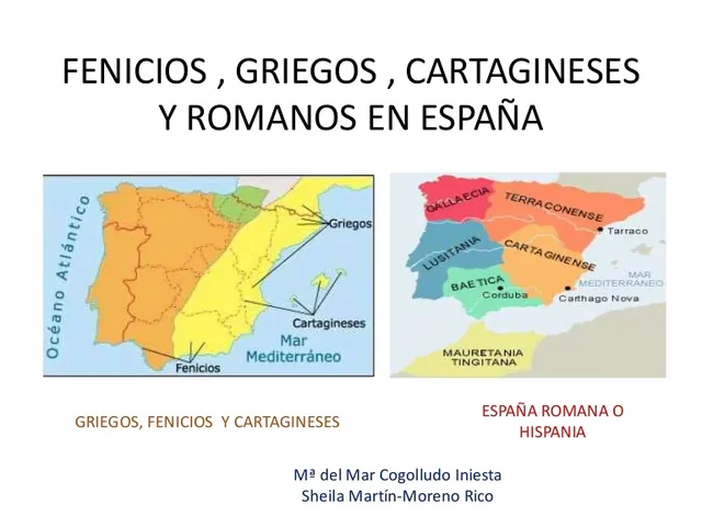 Fenicios, griegos y cartaginenses.