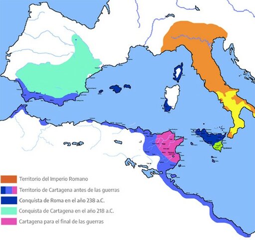CONQUISTA DE ITALIA A MANOS ROMANAS