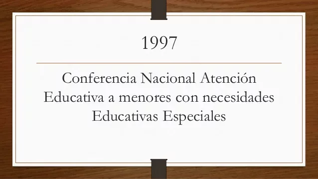 Conferencia Nacional Sobre Atención Educativa a Menores