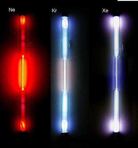 Ramsay con un colaborador, Morris William Travers descubren el Neón, Criptón y el Xenón.