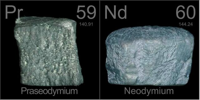 Cari Auer Welsbach descubrio el  praseodomio y neodimio.