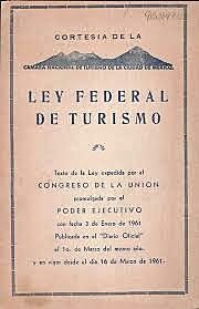 Ley federal del turismo