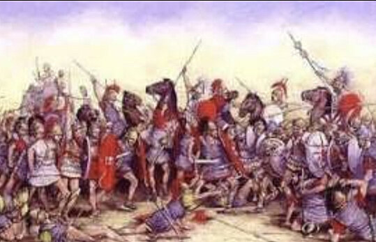 Es aniquilada la mayor parte del ejército romano