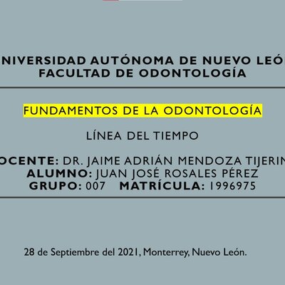 Timeline: Historia de la odontología