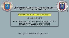 Timeline: Historia de la odontología