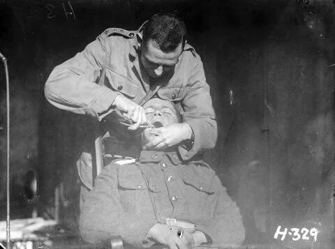 Demostracion del uso de radiografia en odontología