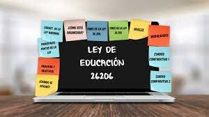 Ley de educación nacional n 26206