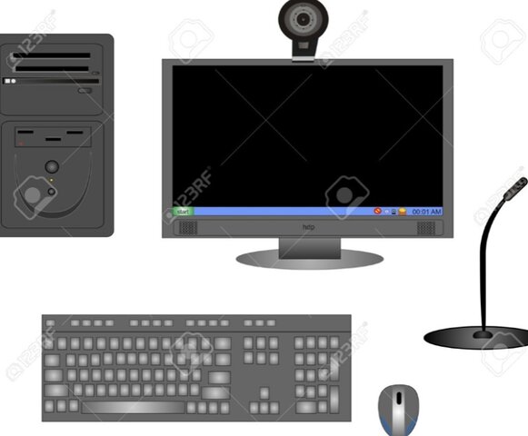 El ratón, teclado y pantalla