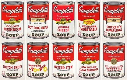 LATAS DE SOPA CAMPBELL