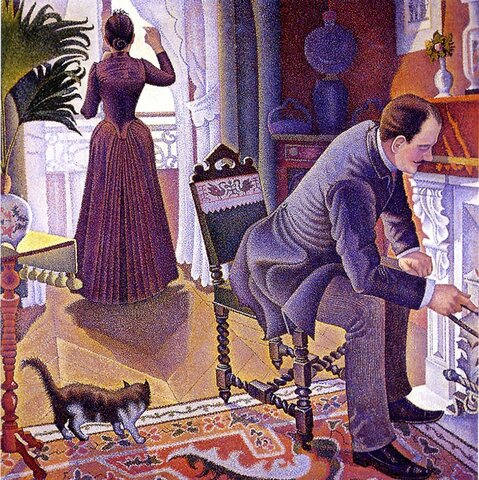 “Un domingo” por Paul Signac