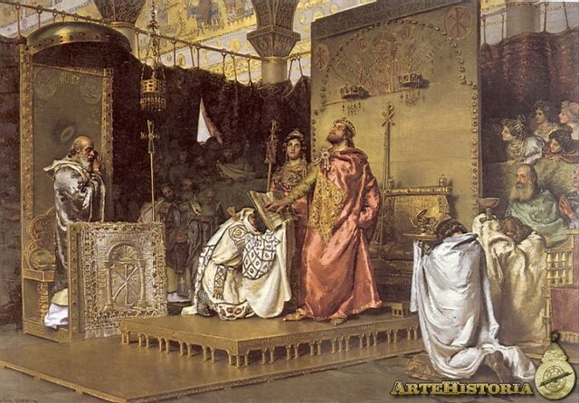 Recaredo se convierte al catolicismo.