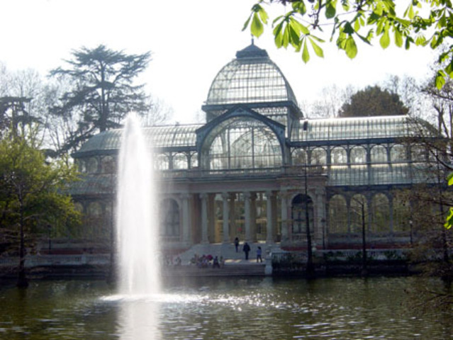 Construcción Palacio de Cristal