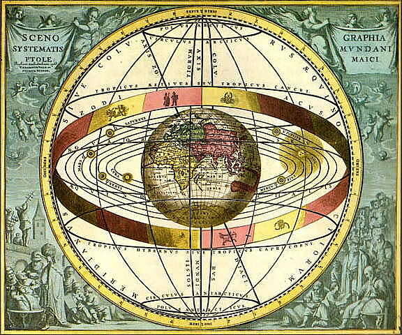 Ptolomeo presenta un complicado sistema de ciclos excéntricos y epiciclos