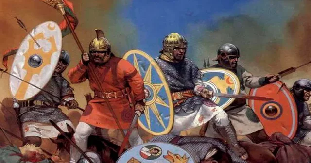 Los visigodos derrotan a los suevos.