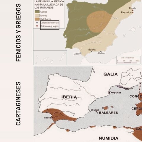 Fenicios, griegos y cartaginenses