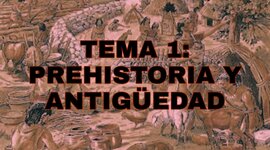 Timeline: TEMA 1: PREHISTORIA Y ANTIGÜEDAD