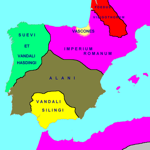 Invasión de Suevos, Alanos y Vándalos