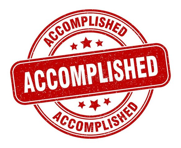 accomplished