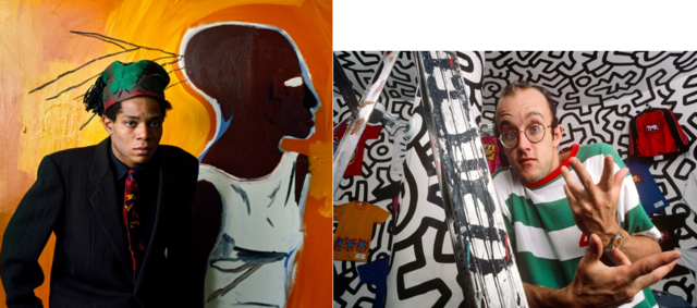 Jean-Michel Basquiat y Keith Haring