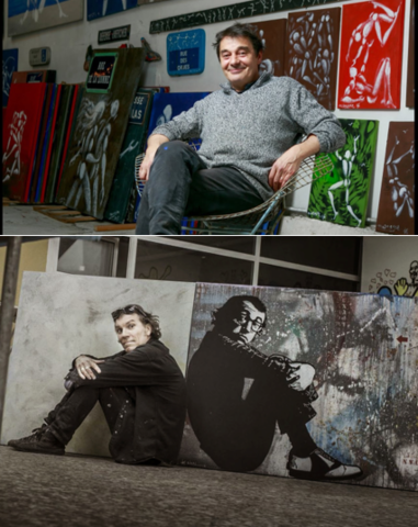 Jérôme Mesnager y Jef Aèrosol