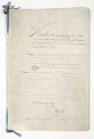 Constitution of year XII.
