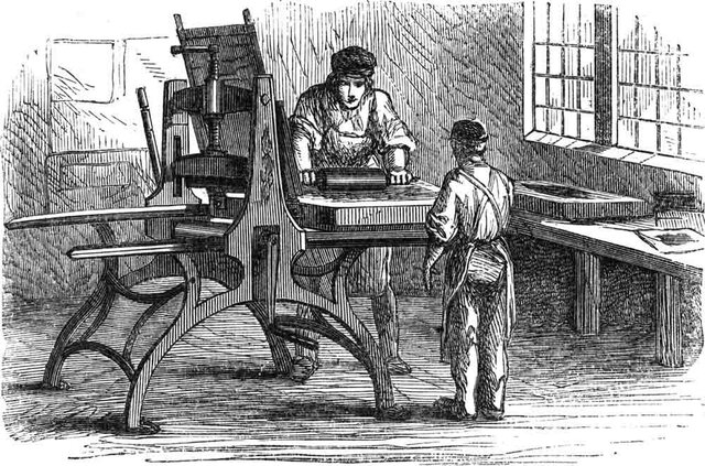 Johann Aloys Senefelder - Lithographic machine