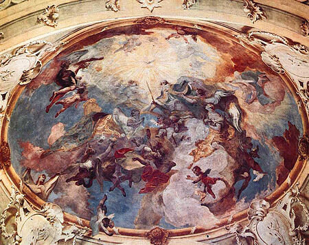 Franz Anton Maulbertsch: Cristo y Dios Padre