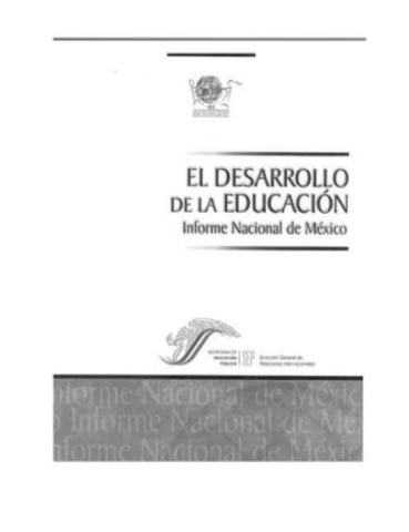 Creación del Programa Nacional de Desarrollo Educativo 1995-2000