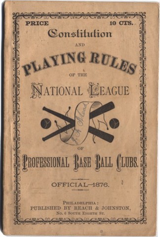 Creation of the National Baseball League