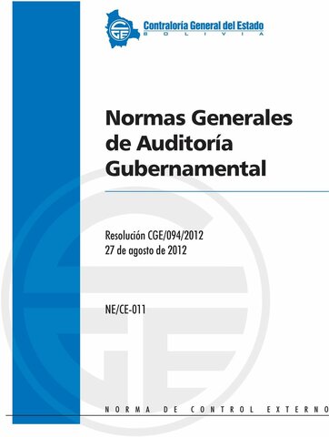 Normas de Auditoria Gubernamental