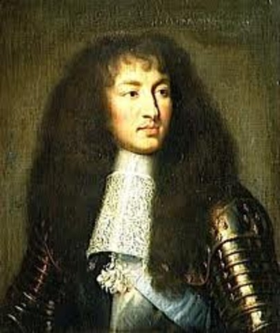 Comienzo del reinado de Luis XIV.