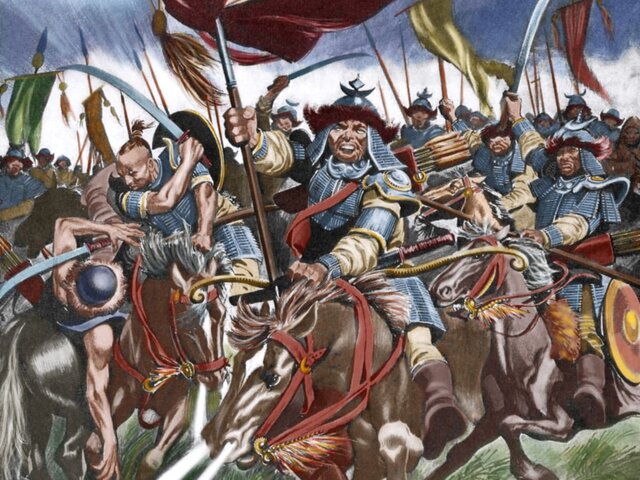 The Huns Draw the Goths Towards Rome