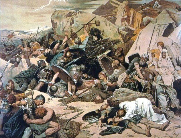 Battle of Mons Lactarius; The Fall of the Ostrogoths