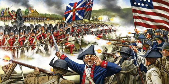 Primer xoc entre les milícies americanes i l'exèrcit britànic en Lexington