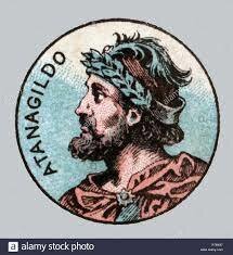 Reino visigodo de Toledo con Atanagildo