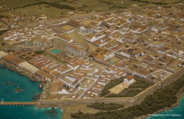 Reconstrucció de Tarraco (segle I aC)