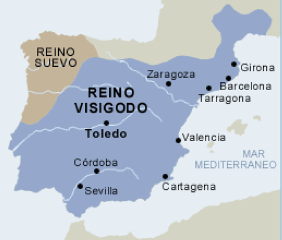 Toledo nova capital (554 aC)