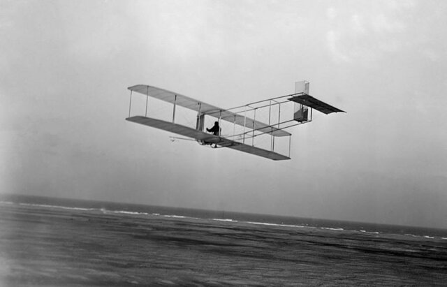 Wright Brother at Kitty Hawk
