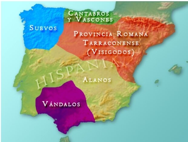 Invasión de Suevos, Alanos y Vándalos
