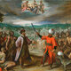 Hans von aachen   allegory of the turkish war   the declaration of war before constantinople