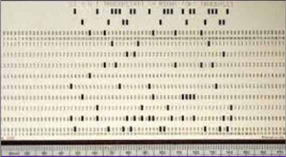 Tarjetas perforadas