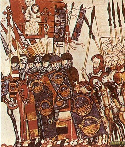 Llegada de los almorávides-Batalla de Sagrajas.