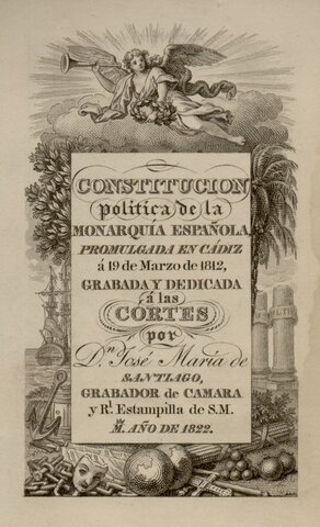 Constitución Política de la Monarquía Española